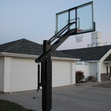 Nathan S's Pro Dunk Platinum Basketball System on a 48x28 in Ness City, KS