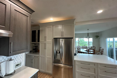 Example of a trendy kitchen design in Denver