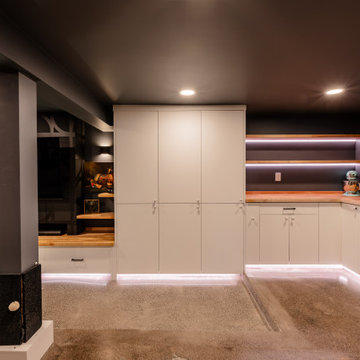 Sunnyside Eclectic Basement Remodel