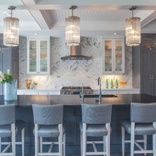 Herringbone backsplash