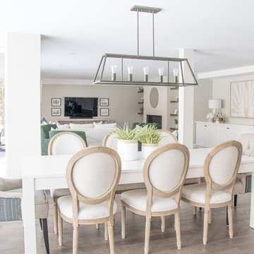 Spacious open floor plan living area