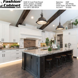 HDF-White-Shaker Door - Kitchen Cabinetry