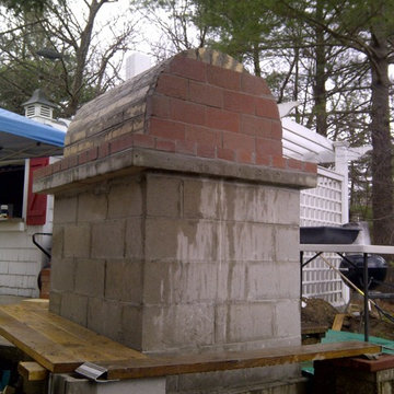 The Tildsley Family Wood Fired Pizza Oven in Massachusetts