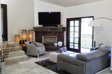 Example of a trendy home design design in Los Angeles