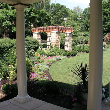 Pergola Framed by Tuscan Columns