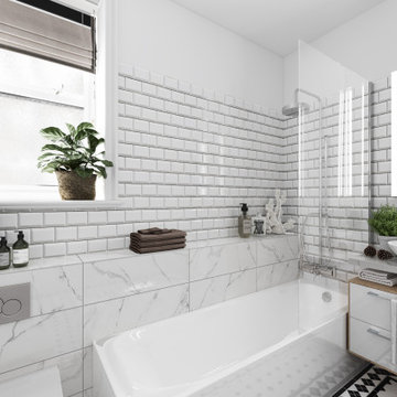 Virtual Staging Examples - Kitchen + Bathroom Renovations