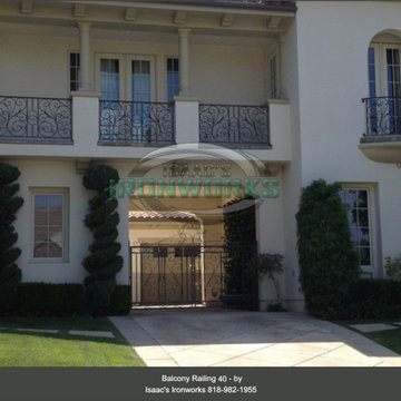 Balcony Railings (Juliet Balcony) Custom Made by Isaac's Ironworks