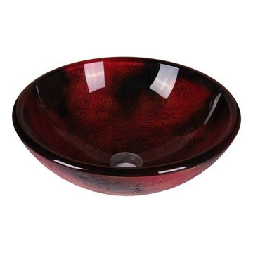 Dark Lava Vessel Basin Design