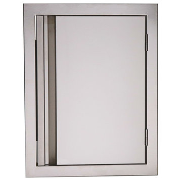 304 Stainless Steel Outdoor Kitchen Reversible Vertical Access Door