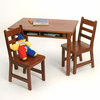Child's Rectangular Table & 2 Chairs in Cherry Finish