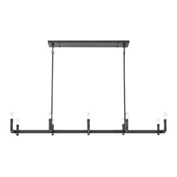 Signature Hardware Kunin 10 Light 60" Wide Linear Chandelier - Chandeliers