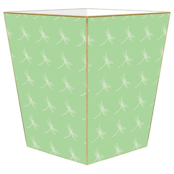 Green Dragonfly Wastepaper Basket