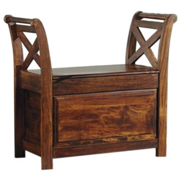 Abbonto Bench, Warm Brown