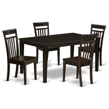 5-Piece Kitchen Table Set For 4 Set, Kitchen Table And 4 Kitchen Dining Chairs