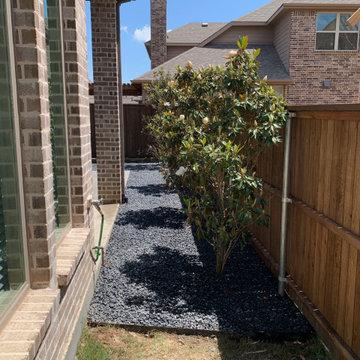 Light Farms: Celina:  Patio Extension & Aggregate Side Yard, Drainage