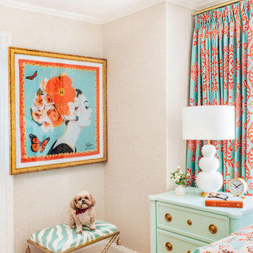 Ault View Bedroom-- A Color-Infused Retreat