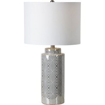 Ren Wil LPT716 Camden 1 Light 25" Tall Vase Table Lamp - Silver