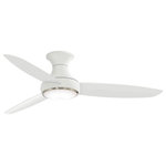 Minka Aire - Concept Iii Led 54" Ceiling Fan, White - Stylish and bold. Make an illuminating statement with this fixture. An ideal lighting fixture for your home.