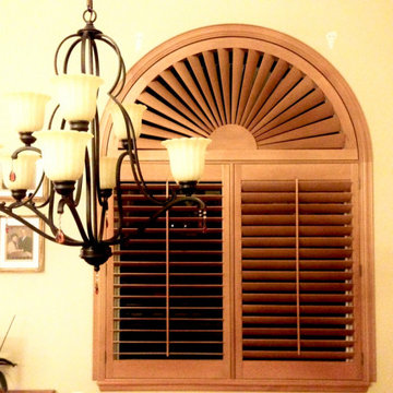 "Arch Top" Plantation Shutter applications
