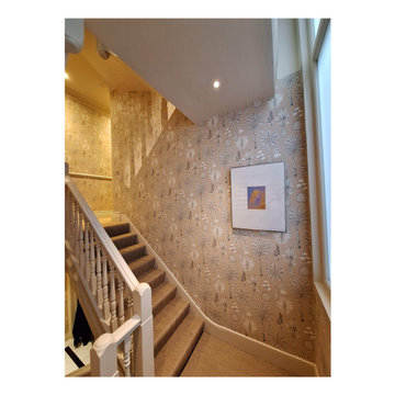 Wall Paper on staircase