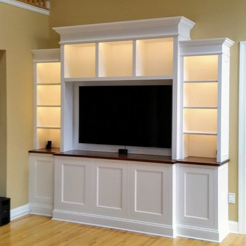 Home Theater Media Center Built-ins