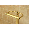Kingston Brass Freestanding Toilet Paper Holder, Polished Brass