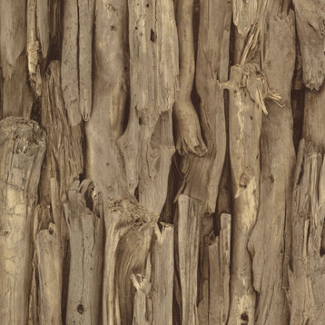 Olympic Brown Driftwood Wallpaper Bolt