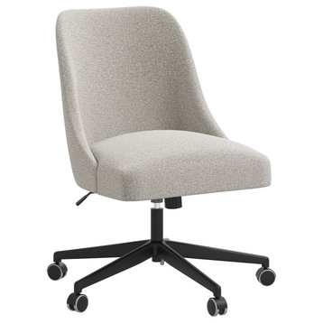 Upholstered Office Chair, Milano Elephant