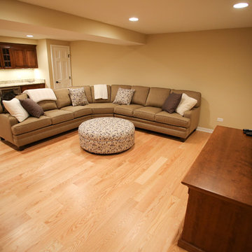 Full Basement Remodel in Naperville, IL