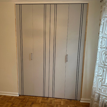 Planum 0016 Matte Grey, bifold and double bifold barn
