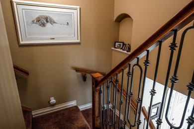 Inspiration for a staircase remodel in Calgary