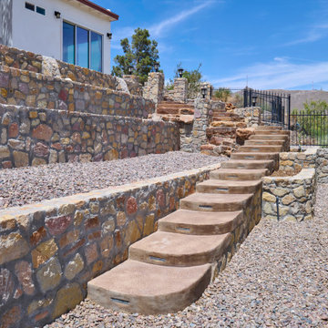 Hillside Backyard Renovation El Paso