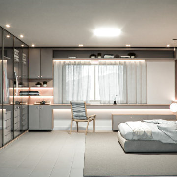 Finger Design Cabinetry Modern Closet