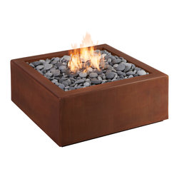 Bento 32 Corten - Outdoor Fireplaces