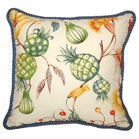 Sheffield Square 90/10 Duck Insert Throw Pillow With Cover, 22X22