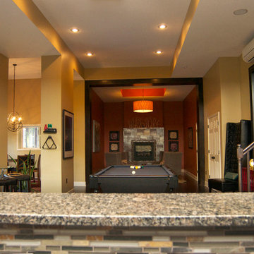 Modern Basement Finish