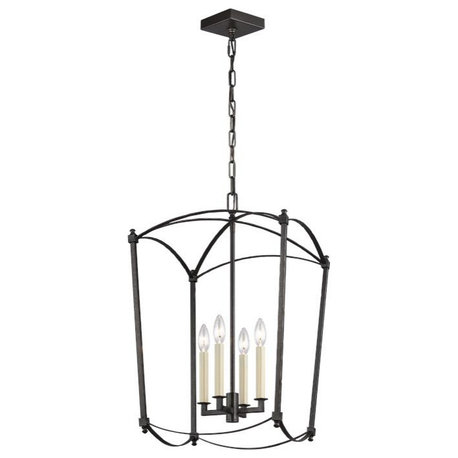 Murray Feiss F3322/4 Thayer Medium Hanging Lantern, Smith Steel