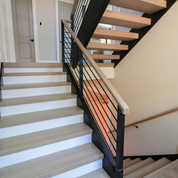 Project #52 | Minimalist Open Riser Stairway