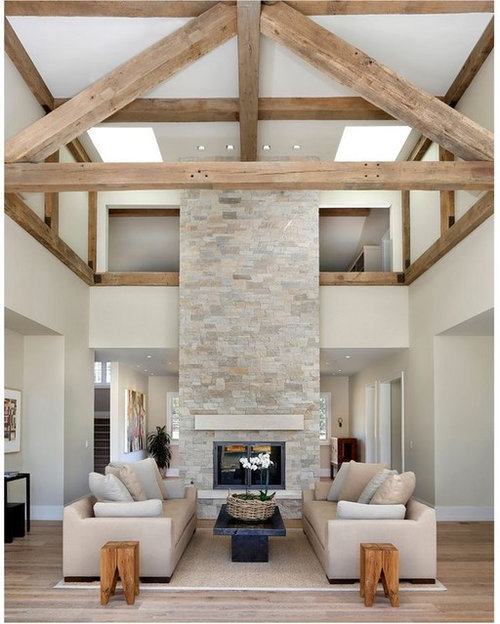 Pine Beams In House The Best Picture Of Beam