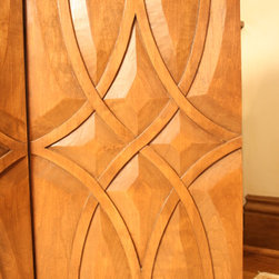 Hand Carved Bookcase - Bookcases