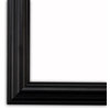 Narrow Concord Black Picture Frame, Solid Wood, 4"x6"