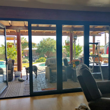Panoramic Door to Tucson Resort Style Back Yard