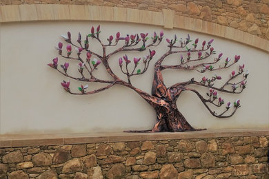 Espalier Magnolia Tree Sculpture