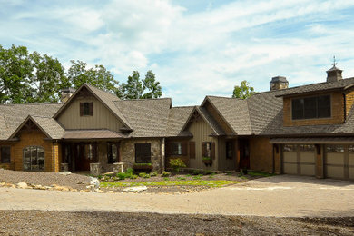 Example of an exterior home design in Other
