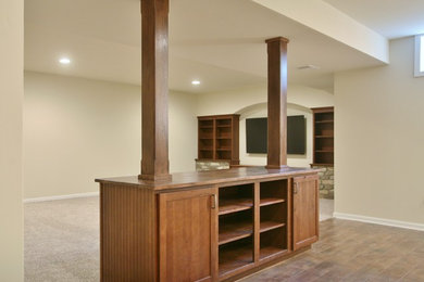Basement - traditional basement idea in Philadelphia