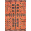 nuLOOM Quincy Cotton-Blend Traditional Area Rug, Rust 4' x 6'