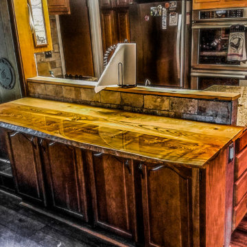 Live Edge Epoxy Counter top