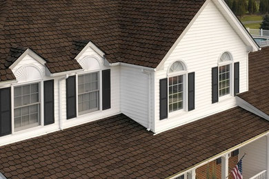 Traditional exterior home idea in New York