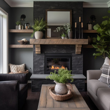 Mantels with Matching Shelves