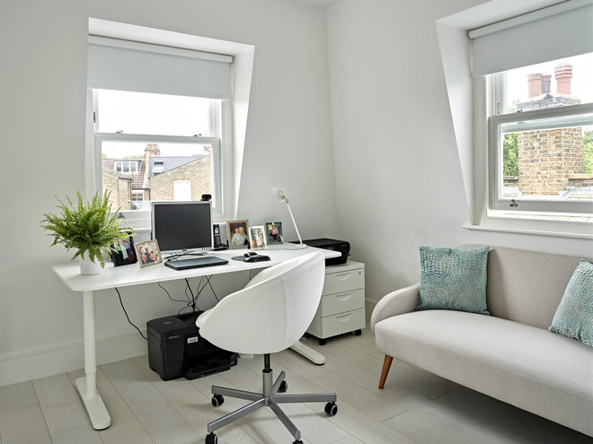 Contemporary Home Office by Anastasia Heywood Interior Design
